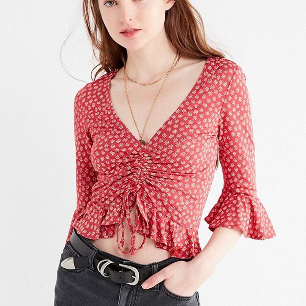 Urban Outfitters Myra Cinch top